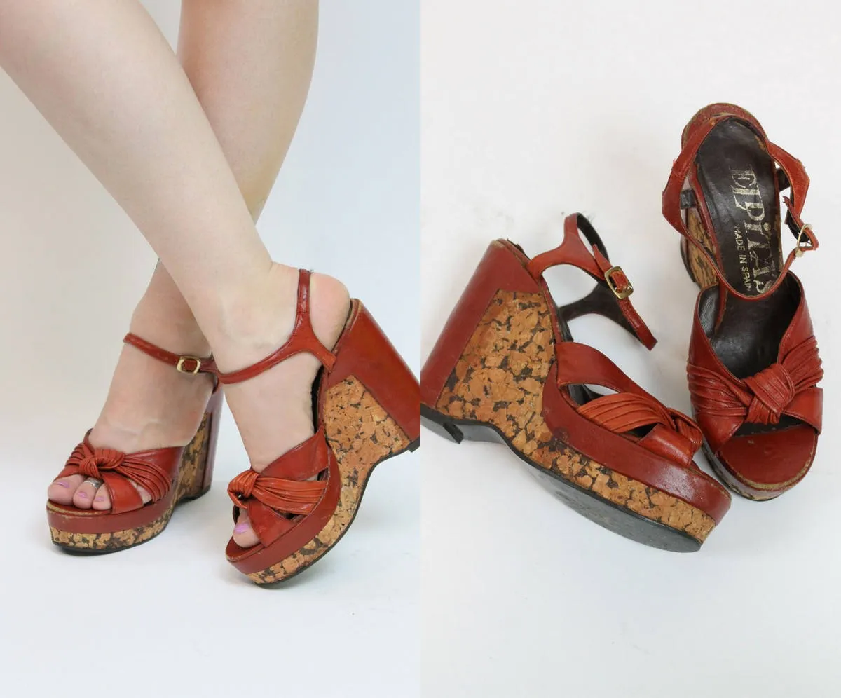 1970s ElDita's platforms shoes size 6 | new spring summer