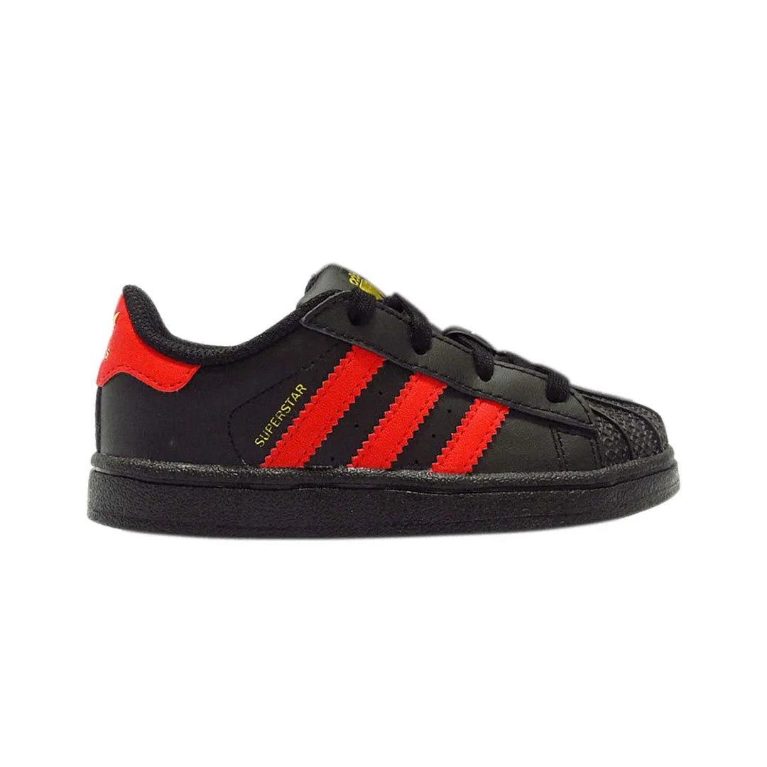 Adidas Original SUPERSTAR Infant’s - CBLACK/SCARLE/GOLDMT/NOIESS/ESCARLA/ORMETA