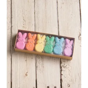 Bethany Lowe 2022 Peeps Bunny Ornaments Set Of 6 Figurine