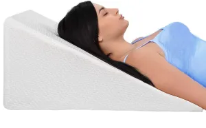 Body Positioner - Memory Foam Wedge Pillow For Sleeping, Sitting, Snoring