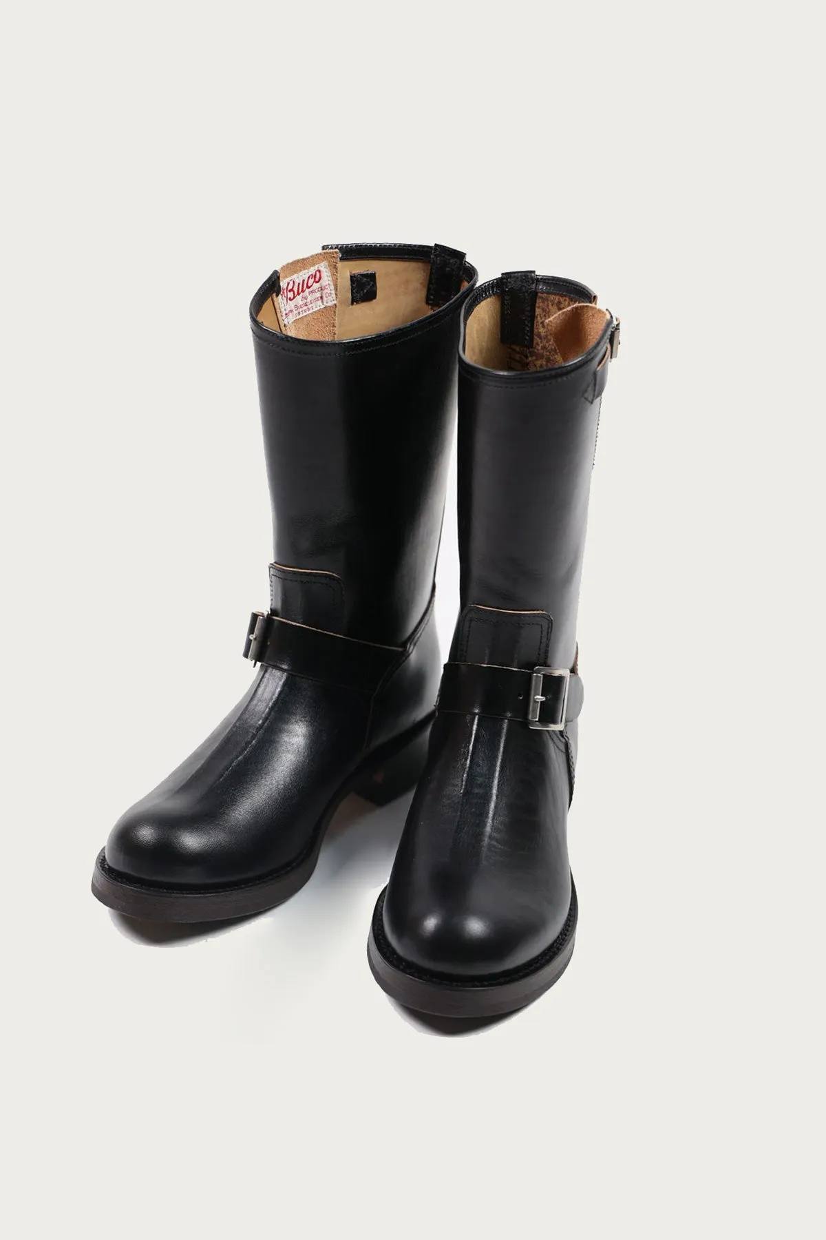 Buco Engineer Boots - Black Buttock