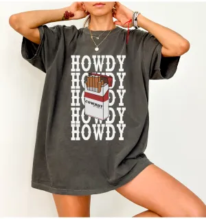 Comfort Colors Howdy  Western Graphic T-Shirt Dress