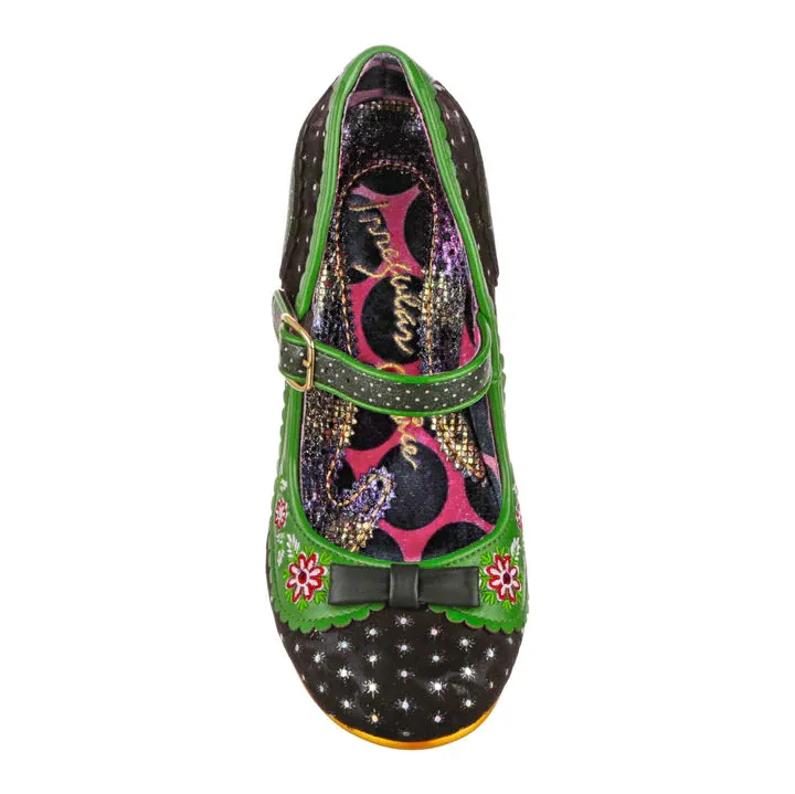 Flower Flounce Green by Irregular Choice