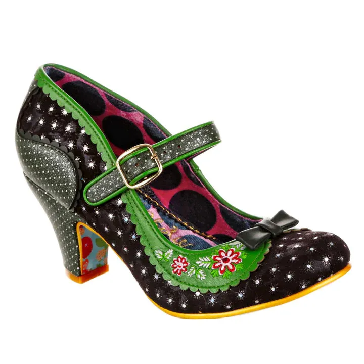 Flower Flounce Green by Irregular Choice