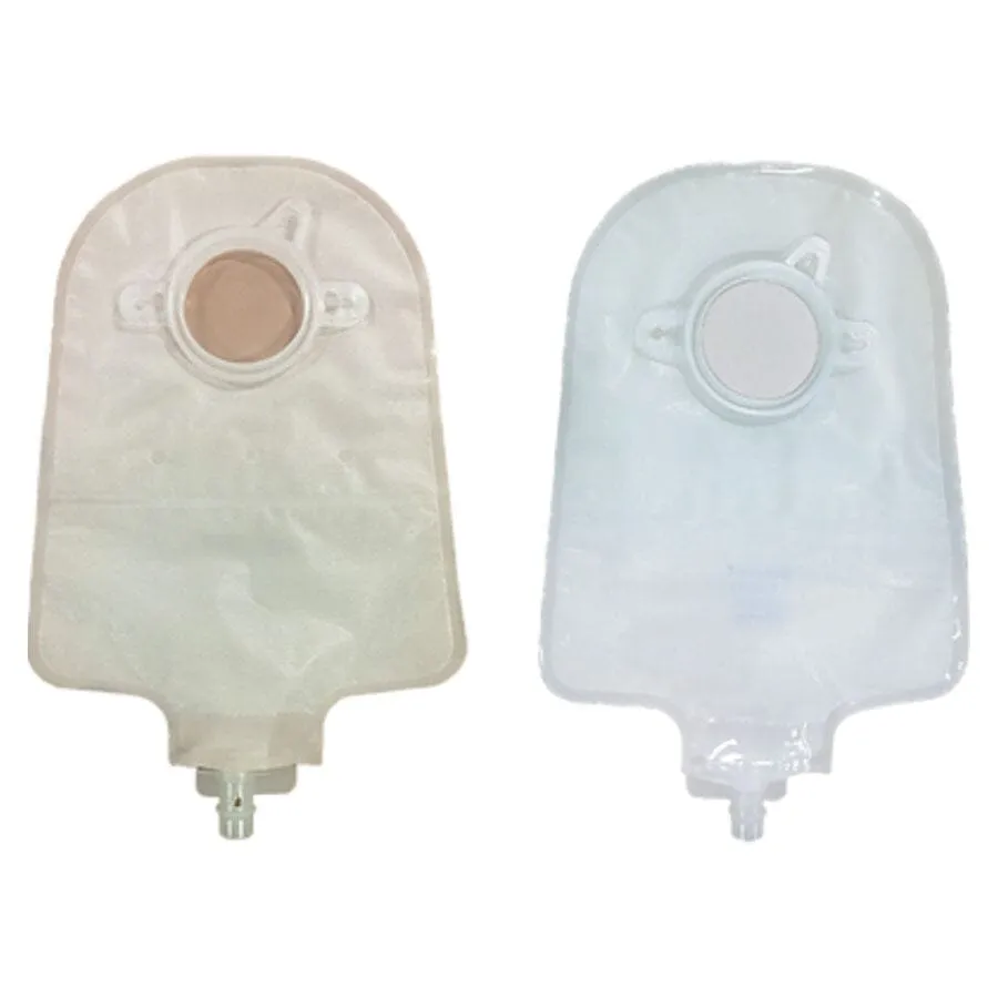 Genairex Securi-T® USA Urostomy Pouch, Two-Piece, Transparent, 2-3/4" Flange, 9"