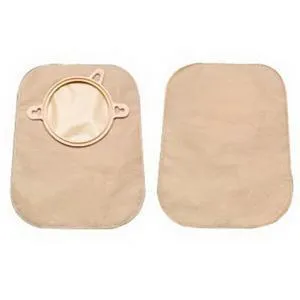 Hollister New Image Two-Piece Closed  Mini Pouch, 2-1/4" Flange, 7" L, Beige