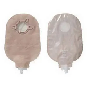 Hollister New Image Two-Piece Urostomy Pouch, 2-1/4" Flange, 9" L, Anti-Reflux, Transparent