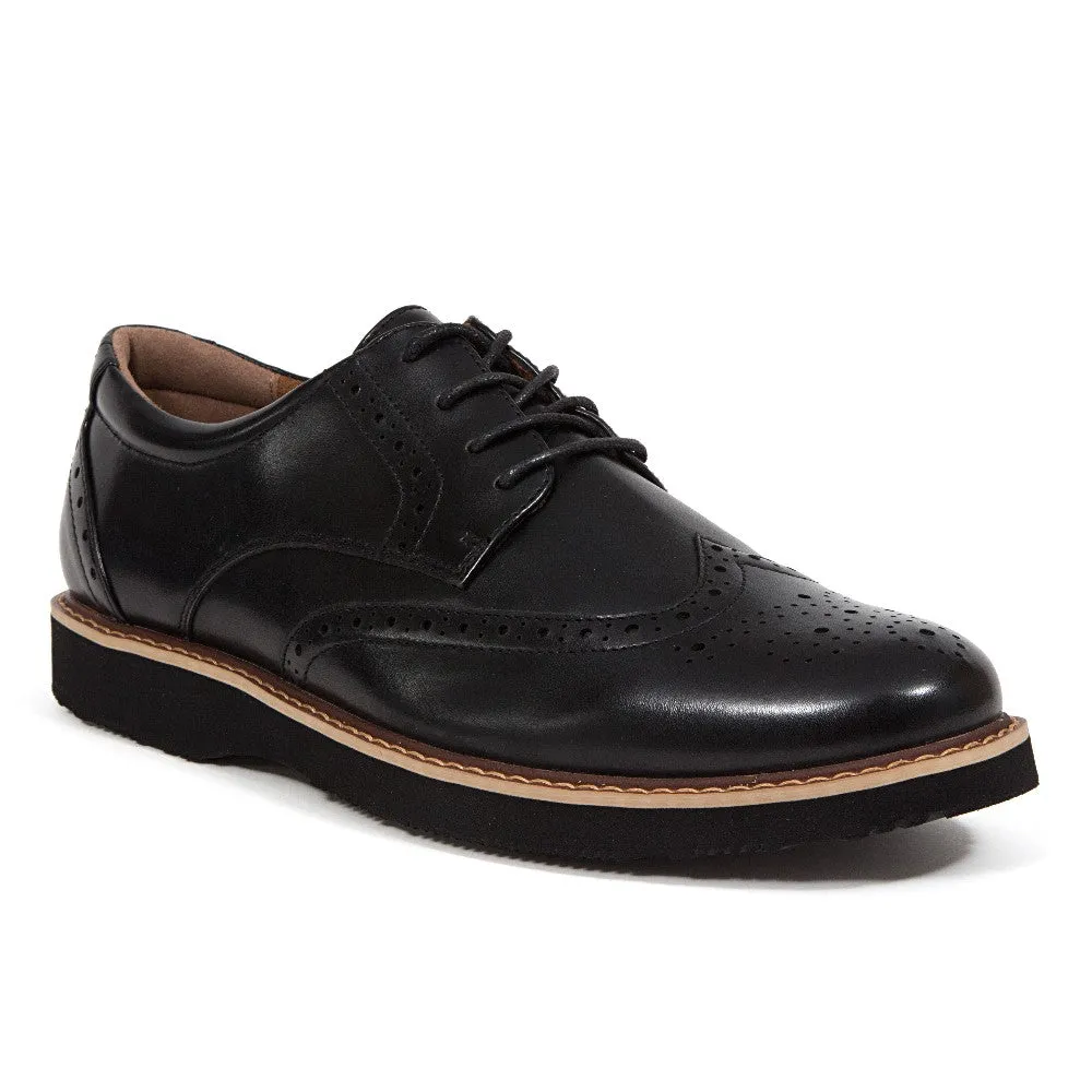 Men's Walkmaster Wingtip Oxford in Black - Classic SUPRO