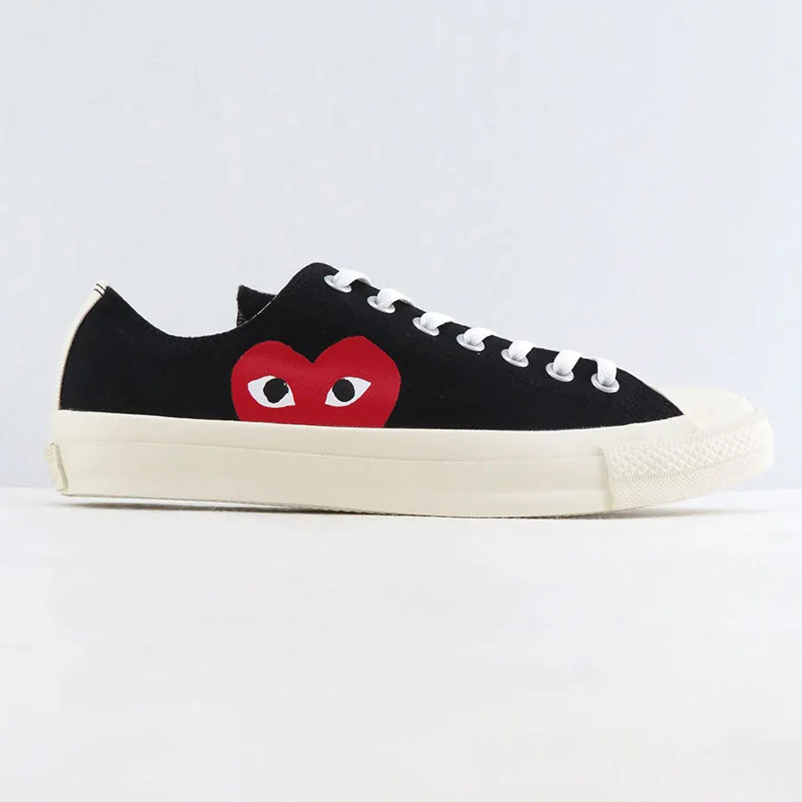 【PLAY COMME des GARCONS】<br>PLAY CONVERSE CHUCK TAYLOR (BLACK)<br>AZ-K114-001