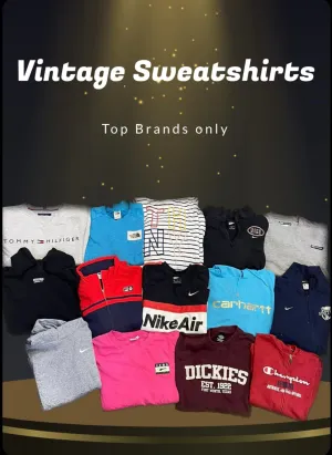 Premium Vintage Sweatshirts Tommy Hilfiger Dickies Champion etc