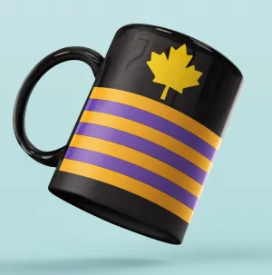 Rank Mug-Full Black-CE Maple Leaf