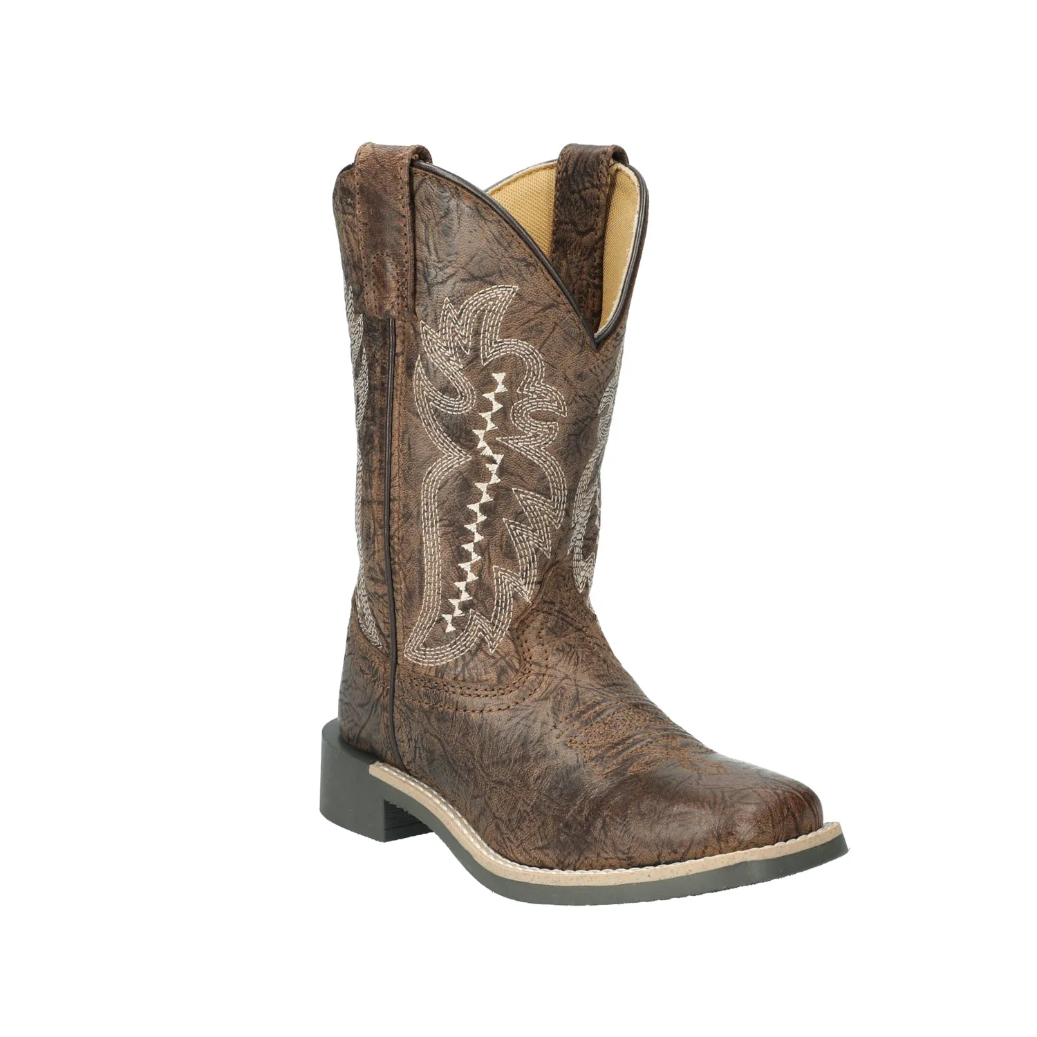 Smoky Mountain Boots Unisex Presley Brown Leather Cowboy Boots