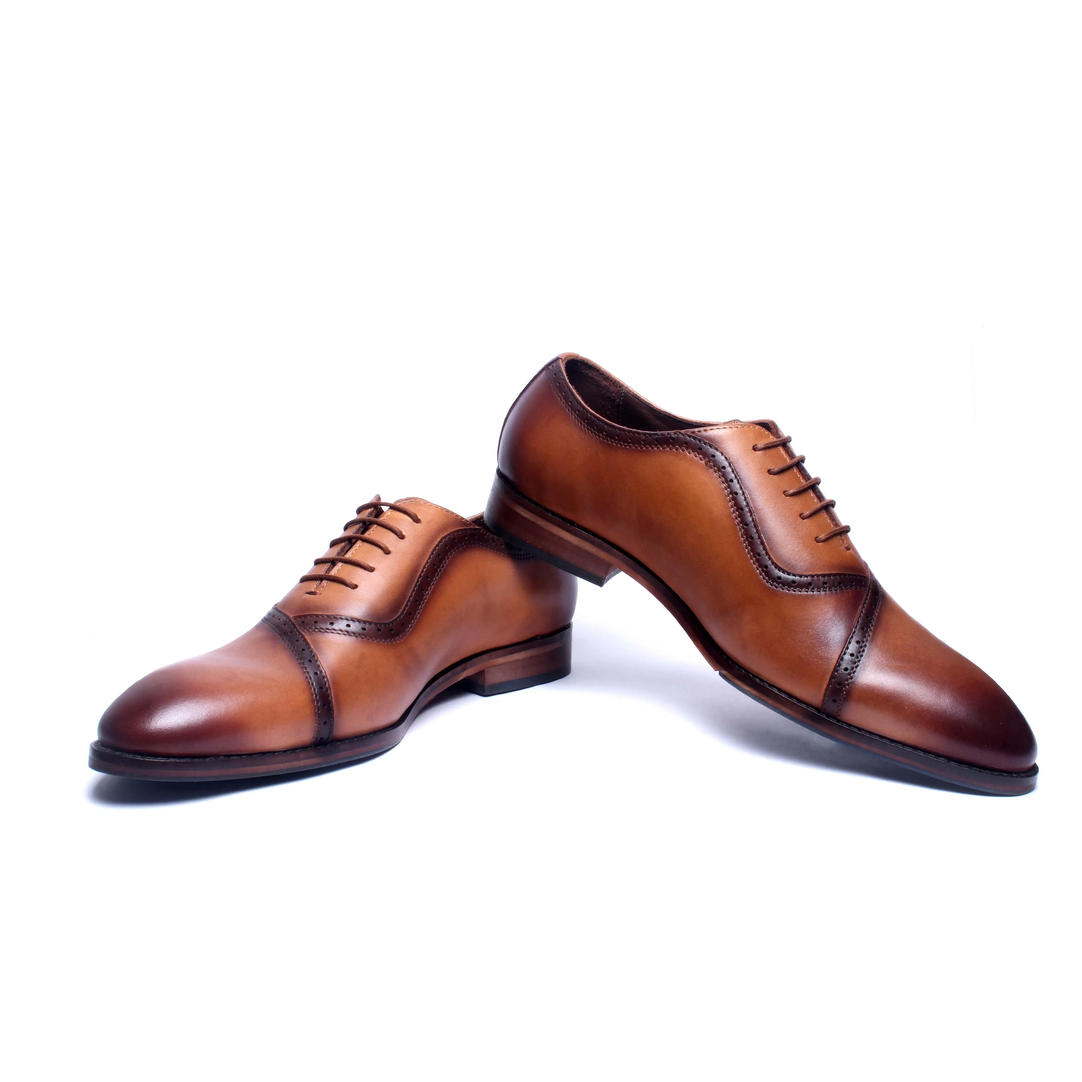 Stylish Oxfords- Tan