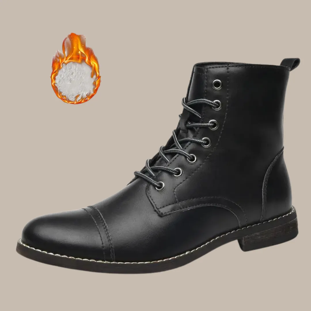 Winter Fashion Leather Men Boots