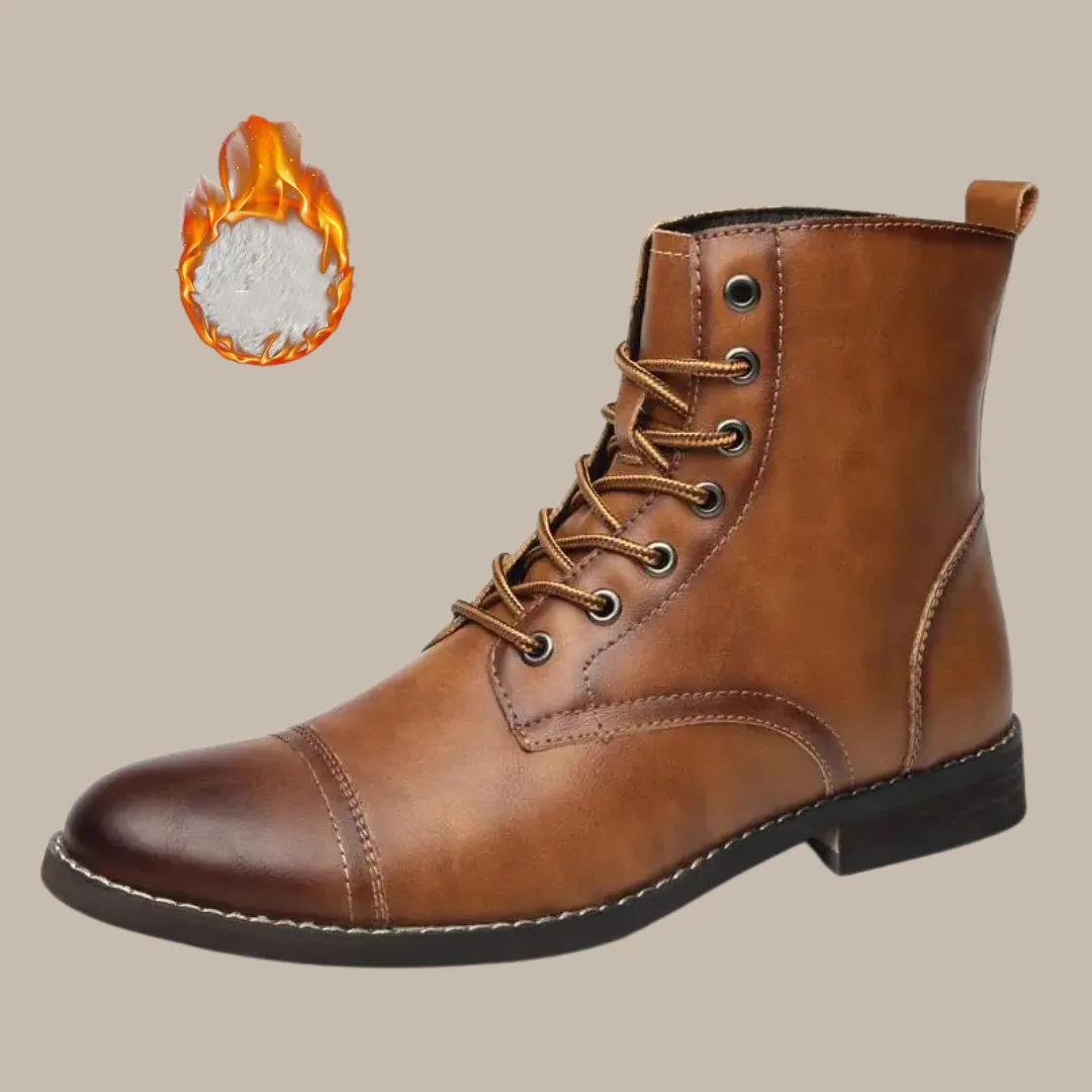 Winter Fashion Leather Men Boots