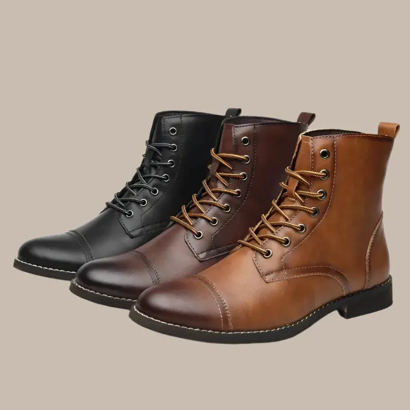 Winter Fashion Leather Men Boots